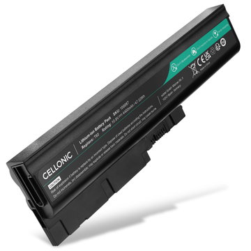 Akku tietokoneeseen Lenovo ThinkPad T61, SL300, T60, T500, R61,R500, SL400, W500, SL500, R60, T60p, T61p - 10.8V 4400mAh tuotemerkiltä CELLONIC