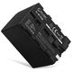 1x Akku NP-F970 -F960 NP-F550 -F570 -F750 -F770 -F330 (6600 mAh, 7,4 V)