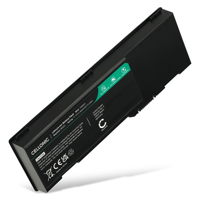 Akku tietokoneeseen Dell Precision M6500 | Inspiron 6400, 1501, E1505, E1501 | Vostro 1000 | Latitude 131L | HK421, ZPP20L, PP23LA, PP23LB, PP23L - 11.1V 6600mAh tuotemerkiltä CELLONIC