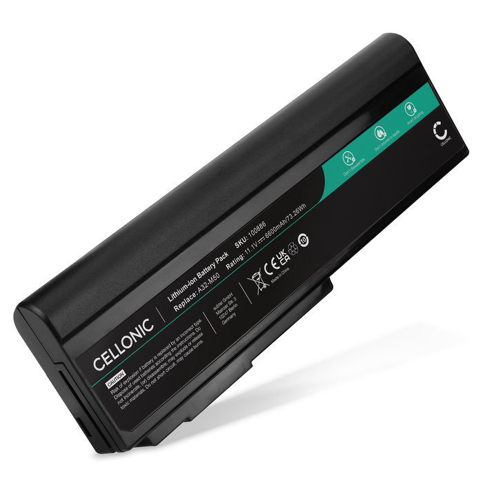 ASUS A32-N61 akku tuotemerkiltä subtel, 6600mAh tietokoneen akku