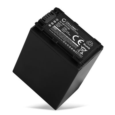 Akku kameraan Sony FDR AX33, CX625, CX250, PJ620, AX100, CX270, CX260, AXP33, PJ810, NP-FV70, NP-FV50 - NP-FV100 -FV30 -FV70 (3300mAh, 7.4V) tuotemerkiltä CELLONIC