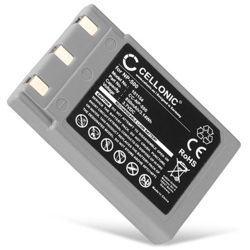 Akku kameraan Konica Minolta DiMAGE G400, DiMAGE G500, DiMAGE G530, DiMAGE G600, NP600, DRLB4 - NP-500 NP-600 DR-LB4 (850mAh, 3.7V) tuotemerkiltä CELLONIC