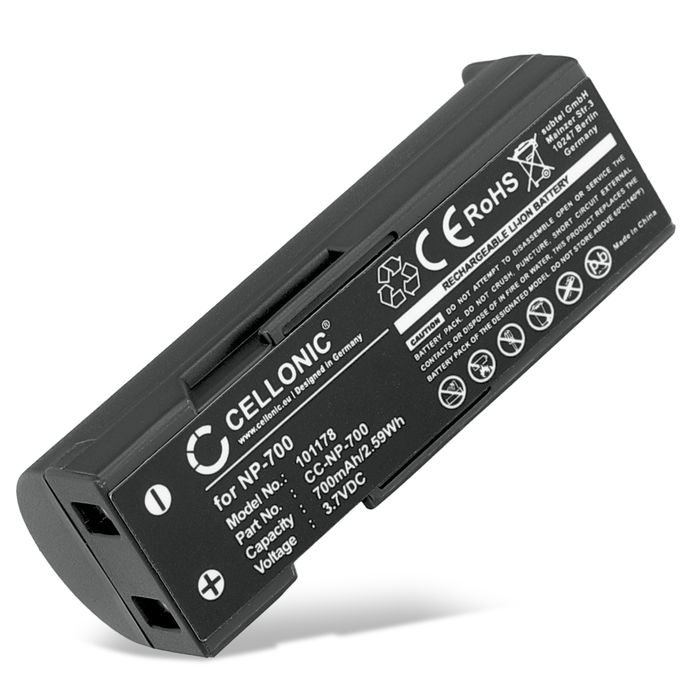 subtel Akku Konica Minolta DiMAGE X50 700mAh, Vaihtoakku Replacement Battery