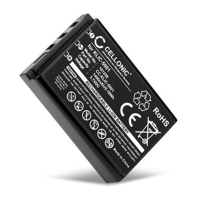 Akku kameraan Kodak Easyshare DX6490 DX7440 DX7590 DX7630 P850 P880 Z730 KLIC5001 - KLIC-5001 (1400mAh, 3.7V) tuotemerkiltä CELLONIC