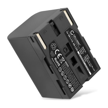 Akku kameraan Samsung VP-D101 D303 D301 VP-D80 VP-D70 VP-D55 VP-D31 VP-D20 -D21 VP-D10 SC-D23 - SB-L110 SB-L220 (3000mAh, 7.4V) tuotemerkiltä CELLONIC