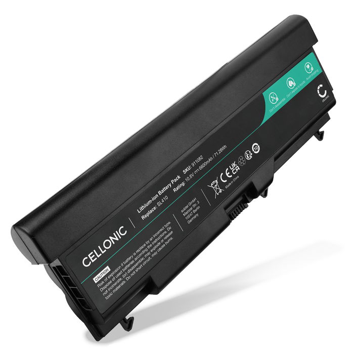 Lenovo 70++ akku, 6600mAh vaihtoakku tuotemerkiltä Cellonic