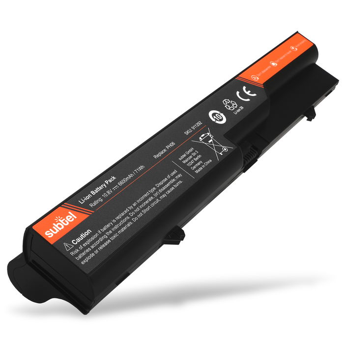 Akku tietokoneeseen HP ProBook 4320s 4325s 4420s 4421s 4425s 4520s 4525s HP 4320t 420 425 620 625 - PH09, 6600mAh / 71.28Wh, 10.8V - 11.1V vaihtoakku