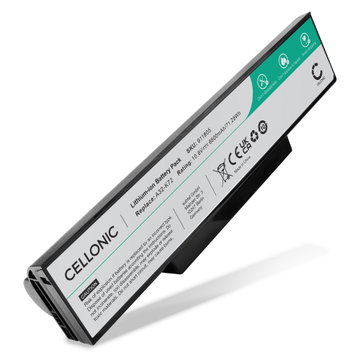 Akku tietokoneeseen ASUS X73S, X72J, X72D, A73S, K73S, K73SV, N73J, ASUS A32-K72 - 10.8V 6600mAh tuotemerkiltä CELLONIC