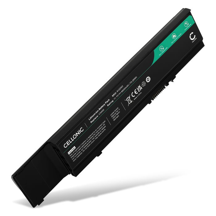 Akku tietokoneeseen Dell Vostro 3400 / Vostro 3500 / Vostro 3700 - 451-11359, 6600mAh, 10.8V - 11.1V vaihtoakku