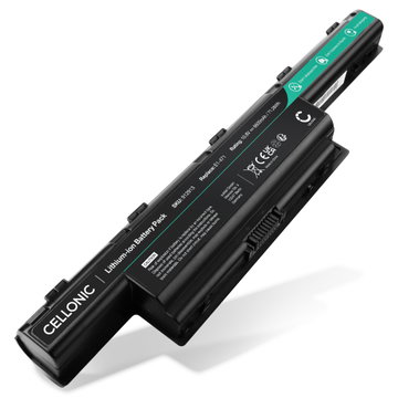 Akku tietokoneeseen Packard Bell EasyNote TK85, LE69KB, TE11HC, TS11HR, TM80, TM85, TE11BZ - 10.8V 6600mAh tuotemerkiltä CELLONIC