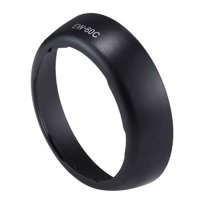 Vastavalosuoja EW-60C kameraan Canon EF-S 18-55mm 1:3.5-5.6 III, 18-55mm 1:3.5-5.6 IS II, EF 28-80mm 1:3.5-5.6 II, 28-90mm 1:4-5.6 II - bajonetti pyöreä vastavalosuoja tuotemerkiltä CELLONIC