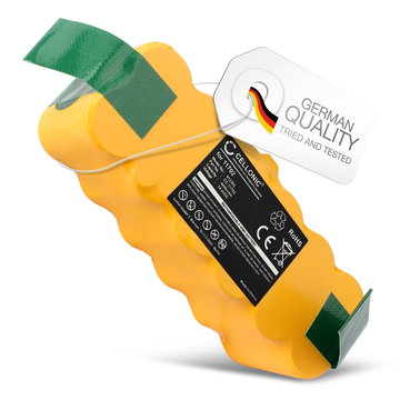 Akku imuriin Klarstein R290, Cleanmate, iRobot Roomba 960, 770, 600, 620, 630, 780, 800, 900 - 4000mAh vaihtoakku tuotemerkiltä CELLONIC