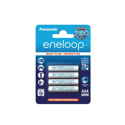 Accus Batteries AAA  Panasonic eneloop BK-4MCCE 4x AAA / Micro / R03 / LR03 / HR03