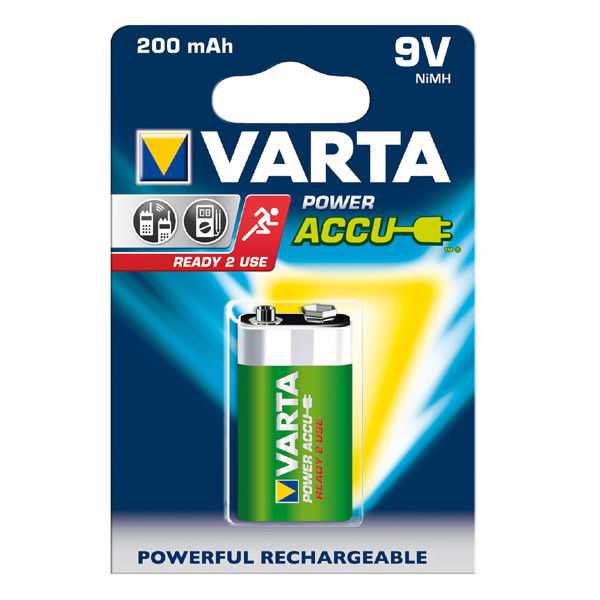 Akku paristo 9V / E Block Varta Power Accu Varta 56722 1x