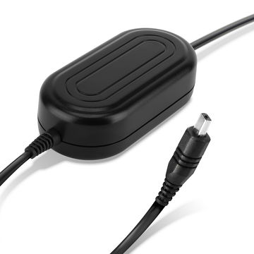 Verkkovirtalähde kameraan Samsung VP-MX20 -MX10 SMX-F30 -F34 VP-D371 -D361 -D351 -D20 -D101 SC-MX20 -L906 -DX103 -D353 VP-DC171 -DC161 VP-DX100 - 3m johto, AA-E6A AA-E7 AA-E8 AA-E9, 8.4V virtalähde/dummy-akku pitkäkestoiseen kuvaukseen