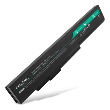 Akku tietokoneeseen Medion Akoya P6634, P6637, P7816, P7621, P6815, E7221, Erazer X6815, X6816, FPCBP344 - 10.8V 4400mAh tuotemerkiltä CELLONIC