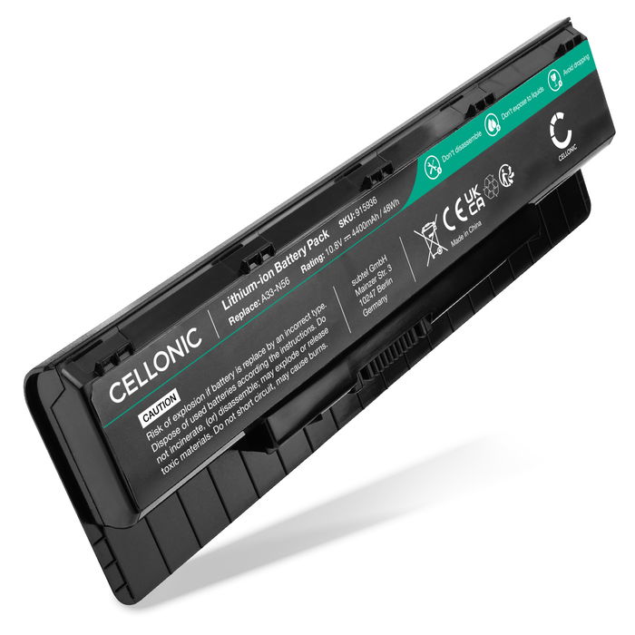 ASUS N56V akku, 4400mAh vaihtoakku tuotemerkiltä subtel