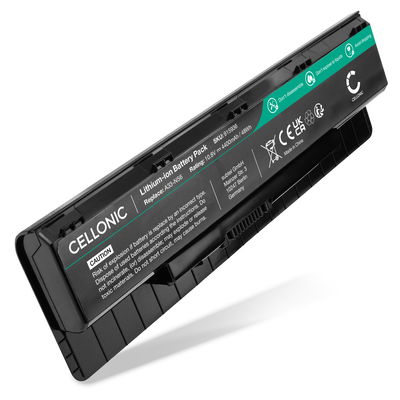 Akku tietokoneeseen ASUS N76V, N56VZ, N56V, N76, N56, G56JR, N76VB, N56VM, A32-N56 - 10.8V 4400mAh tuotemerkiltä CELLONIC