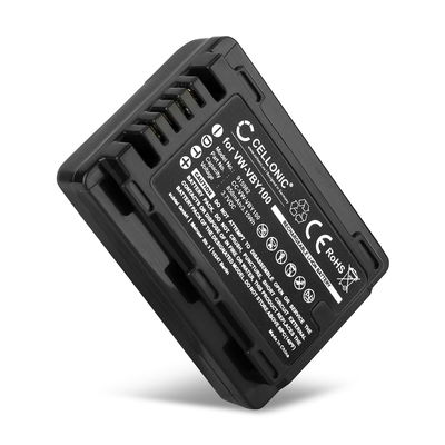 Akku kameraan Panasonic HC-V110, HC-V130, HC-V201 - VW-VBY100 (850mAh, 3.7V) tuotemerkiltä CELLONIC