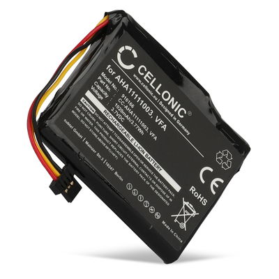 Akku navigaattoriin TomTom Via 1605, Start 60, Start 60 M, Start 60 EU, 4EN62, VF6D, AHA11111003 - 1020mAh tuotemerkiltä CELLONIC