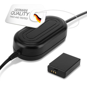 Verkkovirtalähde kameraan Canon EOS 1100D 1200D 1300D 1D X, EOS 2000D EOS 4000D (EOS Kiss / EOS Rebel) - ca. 3m johto, ACK-E10, 7.4V virtalähde/dummy-akku pitkäkestoiseen kuvaukseen