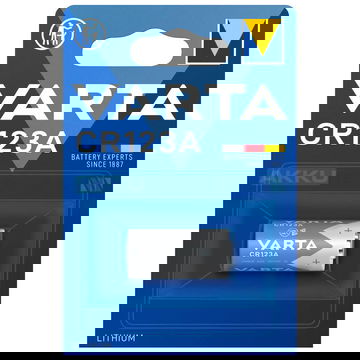 Varta CR123A 6205 Paristo Kameraan, Taskulamppuun ja Muuhun – x1