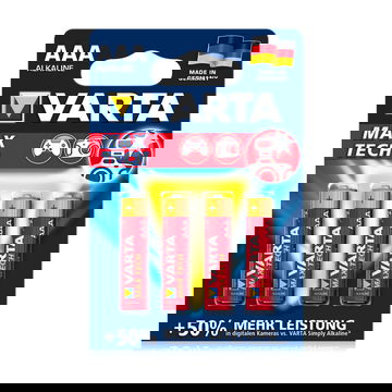 Paristo AAA Varta Max Tech Varta 4703 4x