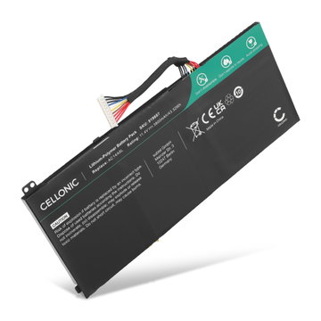 Akku tietokoneeseen Acer Aspire V15 Nitro, VN7-793G, VN7-571G, VN7-591G, Spin 3 SP314-51, AC14A8L - 11.4V 3800mAh tuotemerkiltä CELLONIC