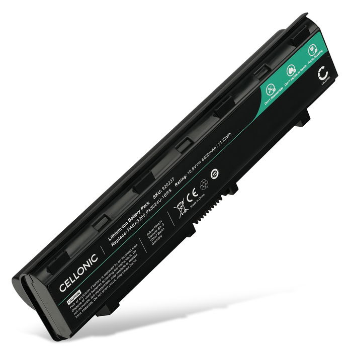 Toshiba Satellite L855 / L855D akku, 6600mAh vaihtoakku tuotemerkiltä subtel