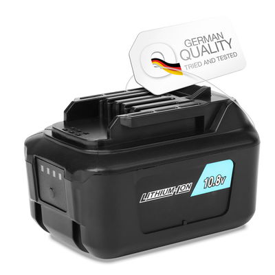 Akku työkaluun Makita DMR107, DMR110, DT03, DF333DSAE, HP333DSAX1, DF333DSAE, DMR108, HS301DZ, SK105DZ, DF331D, MP100DZ (BL1021B, BL1041B , BL1040B, BL1015, BL1016) 4Ah Li Ion tuotemerkiltä CELLONIC