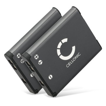 2x Akku kameraan Nikon CoolPix W150 W100 S6900 S3500 S3100 S33 S3300 S4300 S2600 ENEL19 - EN-EL19 NP-BJ1 (700mAh, 3.7V) tuotemerkiltä CELLONIC