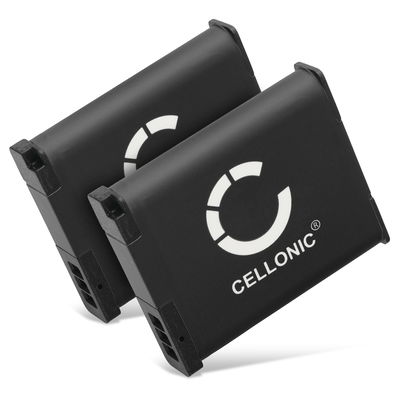 2x Akku kameraan Panasonic Lumix DMC-TZ71 TZ70 DMC-TZ61 TZ60 DMC-TZ58 TZ56 TZ55 DMC-TZ41 - PABCM13-1,DMW-BCM13 (1050mAh, 3.7V) tuotemerkiltä CELLONIC