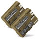2x Akku BP-511,-512,-514,BP-508 (1600 mAh, 7,4 V)