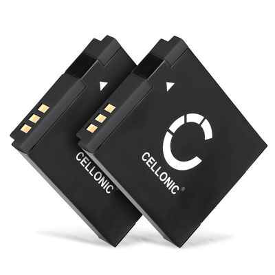 2x Akku kameraan Canon PowerShot S95, S90, SX240 HS, SX260 HS, SX500 IS, IXUS 95 IS, IXUS 105, NB-6L - NB-6L NB-6LH (1000mAh, 3.7V) tuotemerkiltä CELLONIC