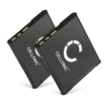 2x Akku kameraan Sony Cyber-shot DSC-W810, W830, TX30, QX30, QX10, QX100, W800, TX66, WX220 - NP-BN1, NP-BN (580mAh, 3.7V) tuotemerkiltä CELLONIC
