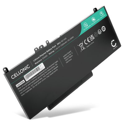 Akku tietokoneeseen Dell Latitude 5450, E5450, E5550, E5470, E5570, E5270, E5250, Vostro 3510, Precision 3510, CHWGG, - 7.4V 7200mAh tuotemerkiltä CELLONIC