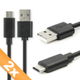 2x USB-C (Type-C) to USB A Data Cable, 1m