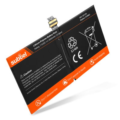 Akku kannettavaan tietokoneeseen Microsoft Surface Pro 4 1724, Microsoft G3HTA027H - 5050mAh 7.5V