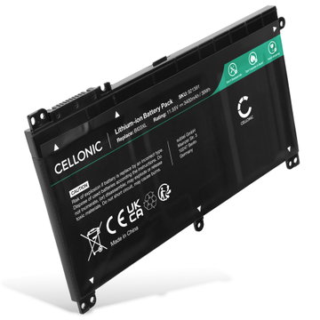Akku tietokoneeseen HP Pavilion X360, Stream 14, ON03XL, BIO3XL, BI03XL - 11.55V 3400mAh tuotemerkiltä CELLONIC