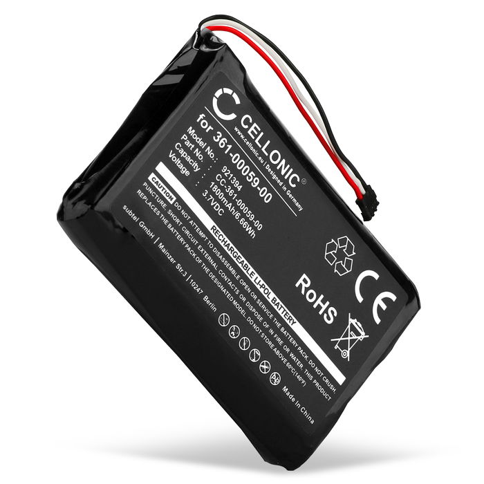 Garmin zumo 340LM vaihtoakku tuotemerkiltä CELLONIC. 1800mAh navigaattorin akku