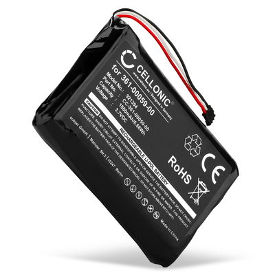 Akku navigaattoriin Garmin Zumo 390, Zumo 350, Zumo 340 (010-01043-01, 020-00218-05) - 1800mAh, 3.6V - 3.7V, 361-00059-00 vaihtoakku GPS-laitteeseen