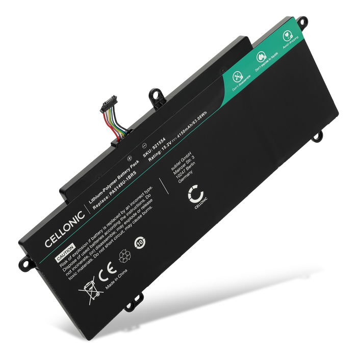 Akku tietokoneeseen Toshiba Tecra Z40-A, Z40-B, Z40-C, Z40T-A, Z40T-C, Z50-A, PA5149U-1BRS - 15.2V 4150mAh tuotemerkiltä CELLONIC