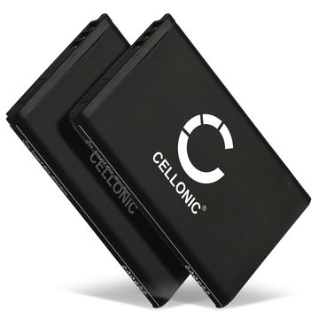2x Akku pöytäpuhelimeen Telekom Sinus 806, Snom M65, Telefunken FHD 170/5 - A051,10000058, 1200mAh vaihtoakku