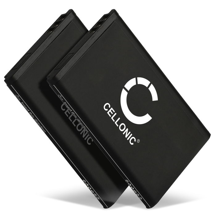 2x Akku pöytäpuhelimeen Telekom Sinus 806, Snom M65, Telefunken FHD 170/5 - A051,10000058, 1200mAh vaihtoakku