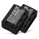 2x Akku VW-VBT190 (1780 mAh, 3,6 V)