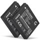 2x Akku DMW-BCF10 CGA-S106 (700 mAh, 3,7 V)