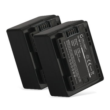 2x Akku kameraan Canon VIXIA HF R50, HF R806, HF R606, VIXIA HF R800, BP-727, BP-709, BP-718,BP-745 - BP-718 BP-727 (1600mAh, 3.6V) tuotemerkiltä CELLONIC