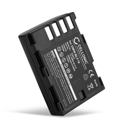 Akku kameraan Panasonic DCGH5 GH5, GH4, GH3, GH4R, GH4A, GH4H, GH3A, DMW-BLF19 - DMW-BLF19 DMW-BLF19E (2000mAh, 7.4V) tuotemerkiltä CELLONIC