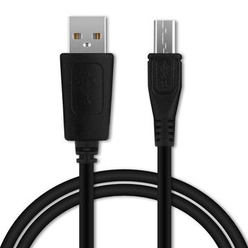 USB-johto kännykkään Blackview BV4900, BV4900s, BV5500, BV5500 Plus, BV6000 - Micro USB, 1A, 1m latausjohto. Musta PVC datakaapeli