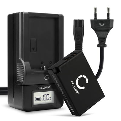 Akku + Laturi kameraan Canon 750D EOS 760D EOS 770D EOS 800D EOS Kiss X8i EOS M3 EOS M5 M6 Rebel T6i - LP-E17 (950mAh, 7.4V) tuotemerkiltä CELLONIC